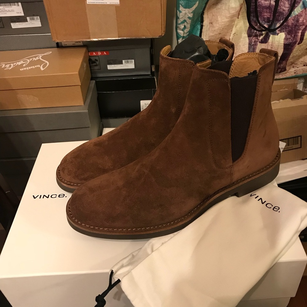 NEW Vince Felix Suede Leather Boots